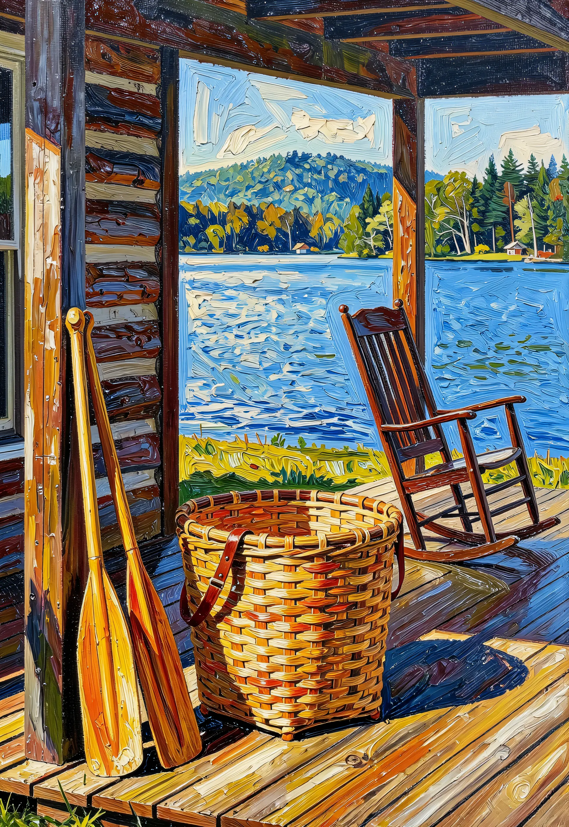 The Camp Porch, the full artwork