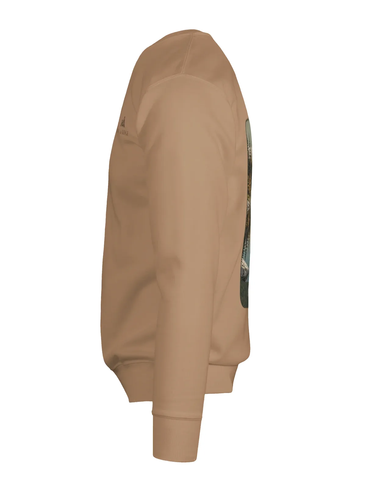 Canoe Sunset Crewneck in Latte.