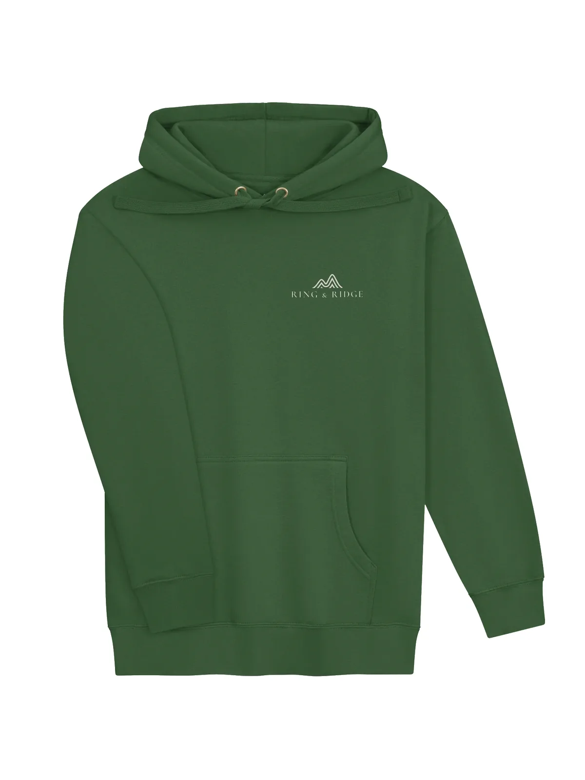 Canoe Sunset Hoodie in Forest Green.