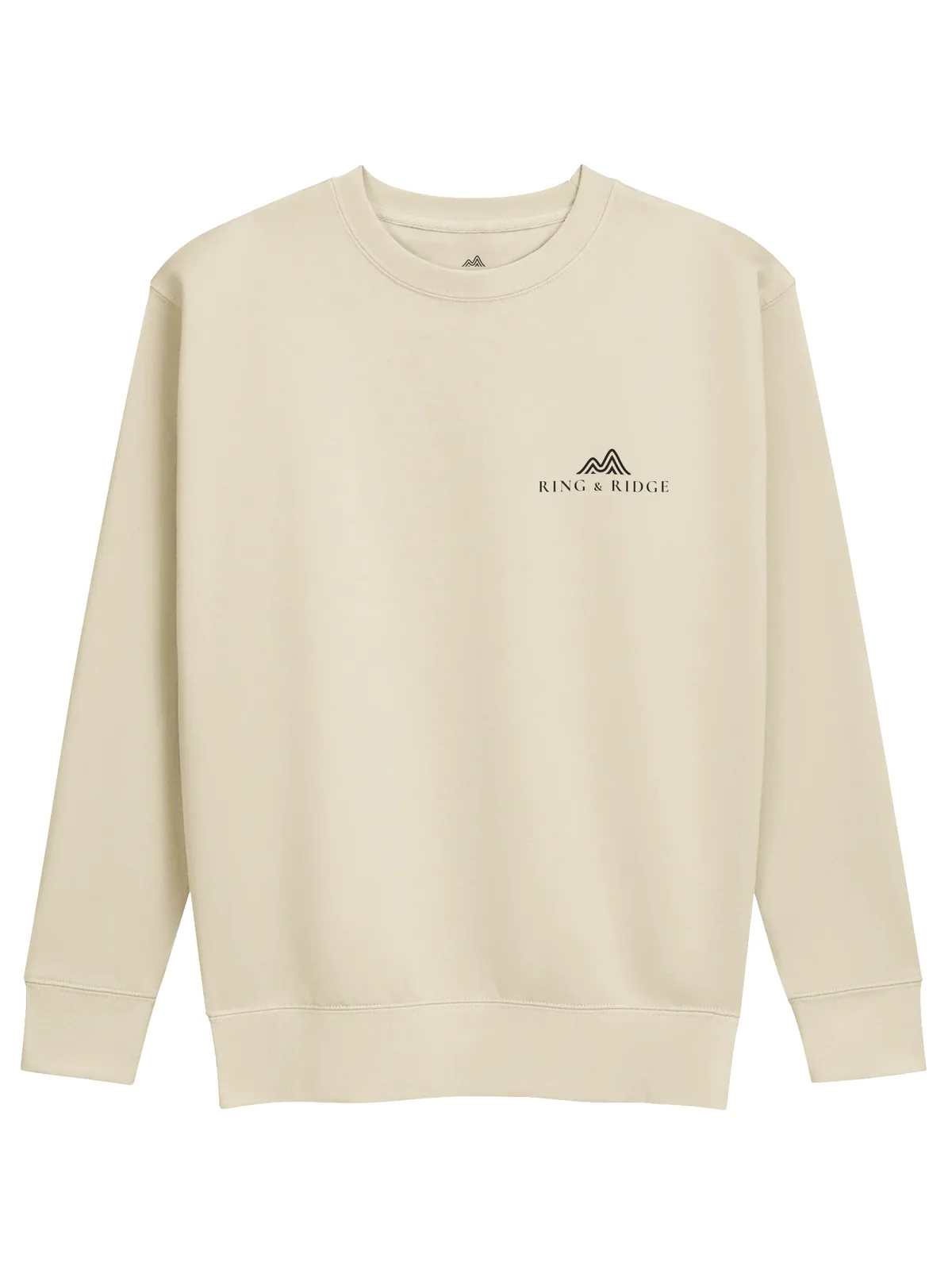 Lakeside Campfire Crewneck in Bone.