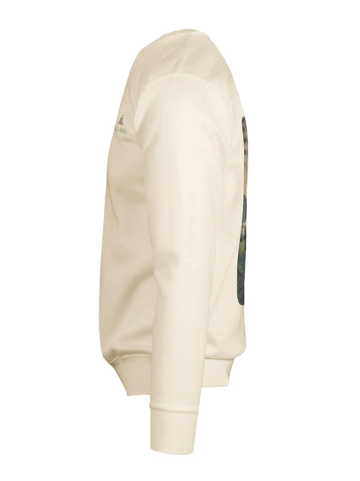 Lakeside Campfire Crewneck in Bone.