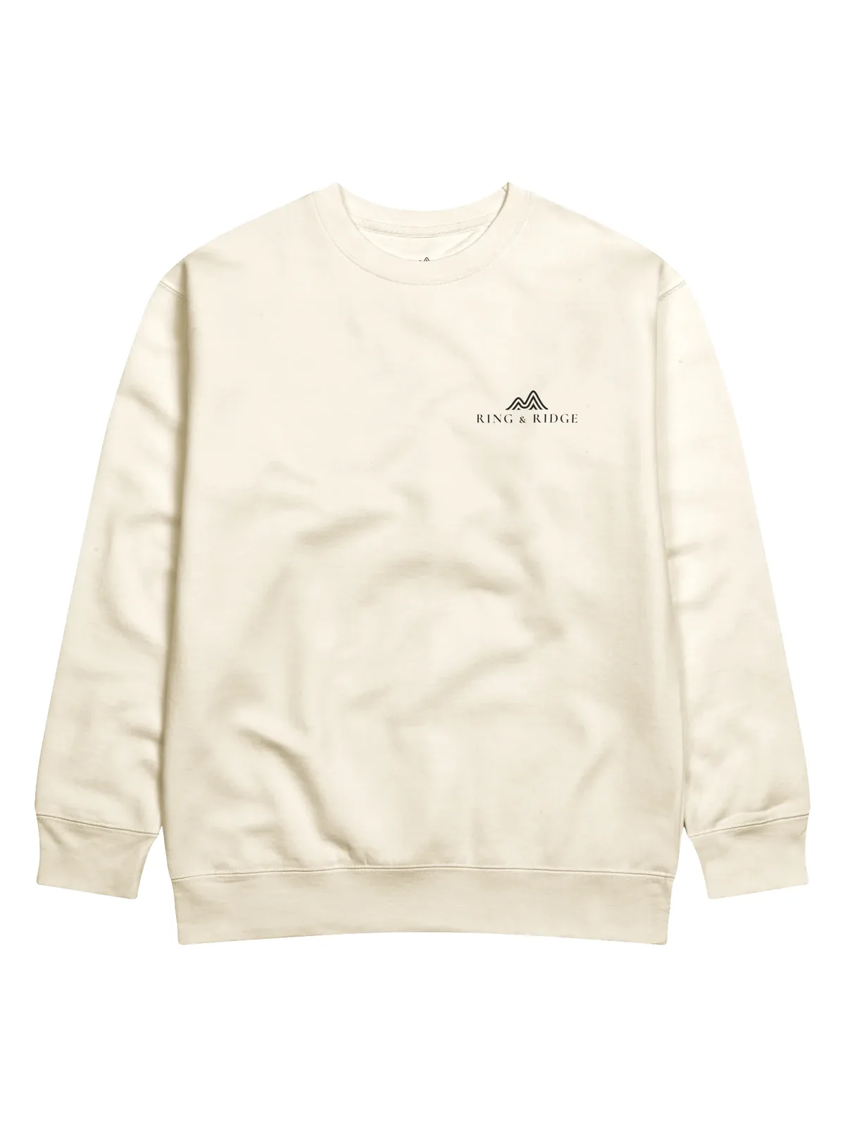 Lakeside Campfire Crewneck in Bone.