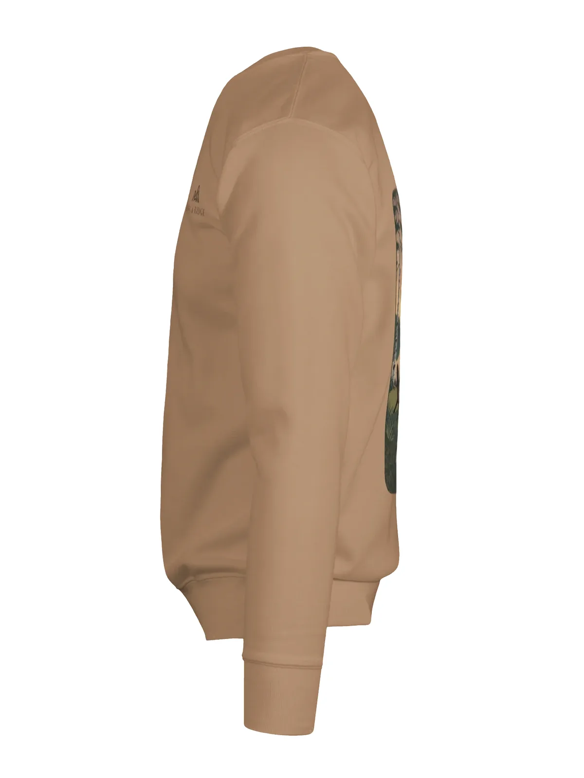 Lakeside Campfire Crewneck in Latte.