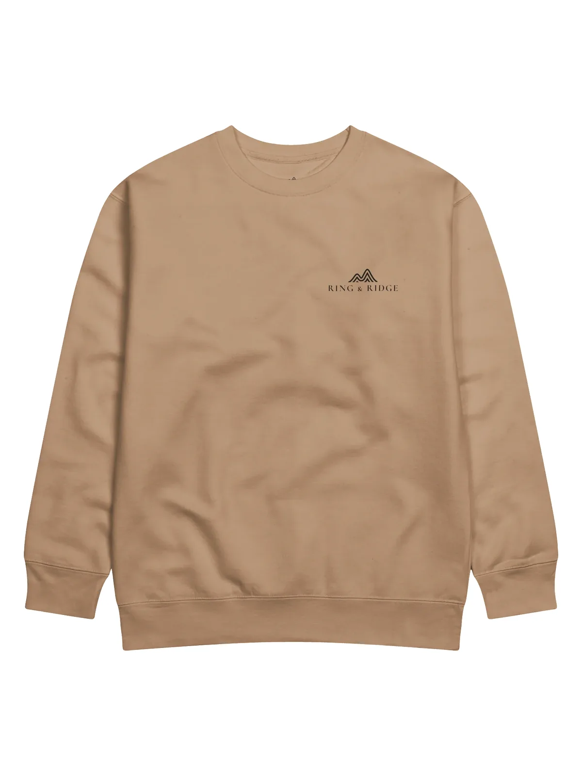Lakeside Campfire Crewneck in Latte.