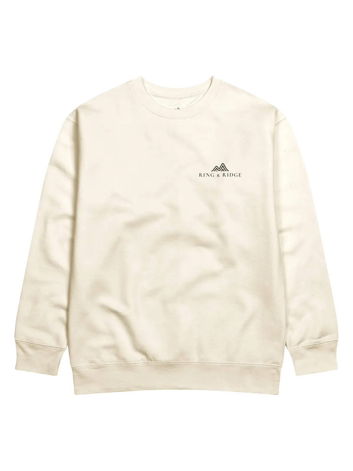 Loon at Night Crewneck in Bone.