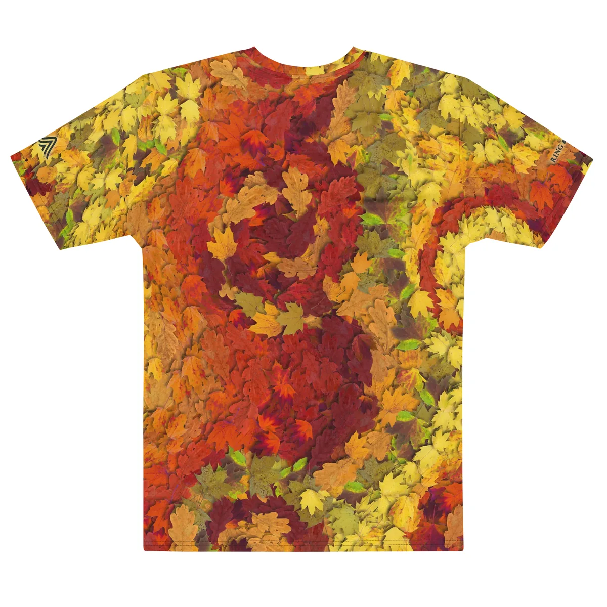 Ring & Ridge Fall Foliage Tee in White.