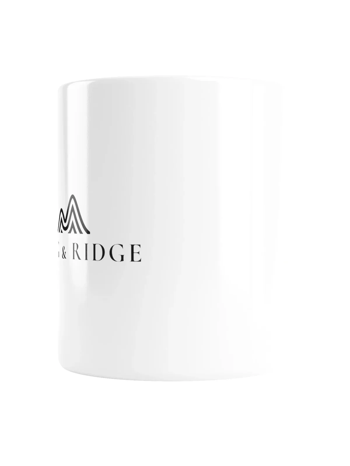 Ring & Ridge Mug, 11 oz in White.