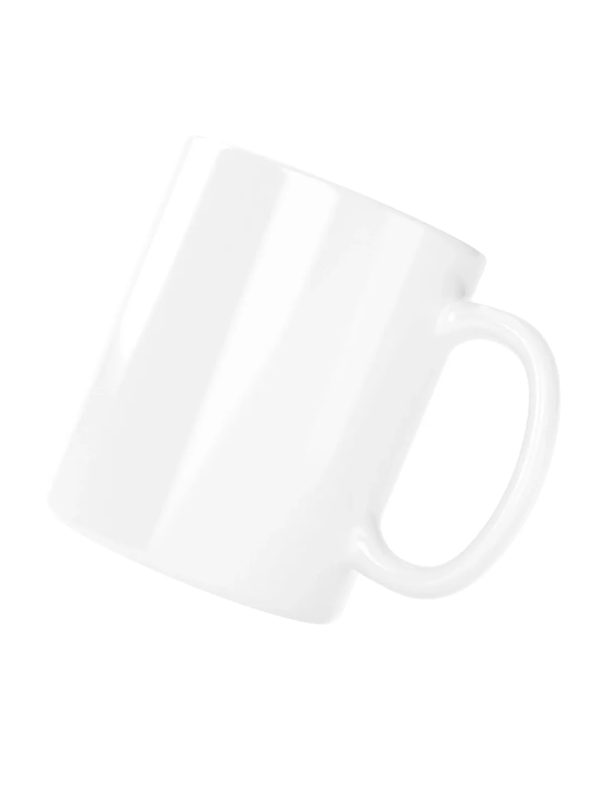 Ring & Ridge Mug, 11 oz in White.