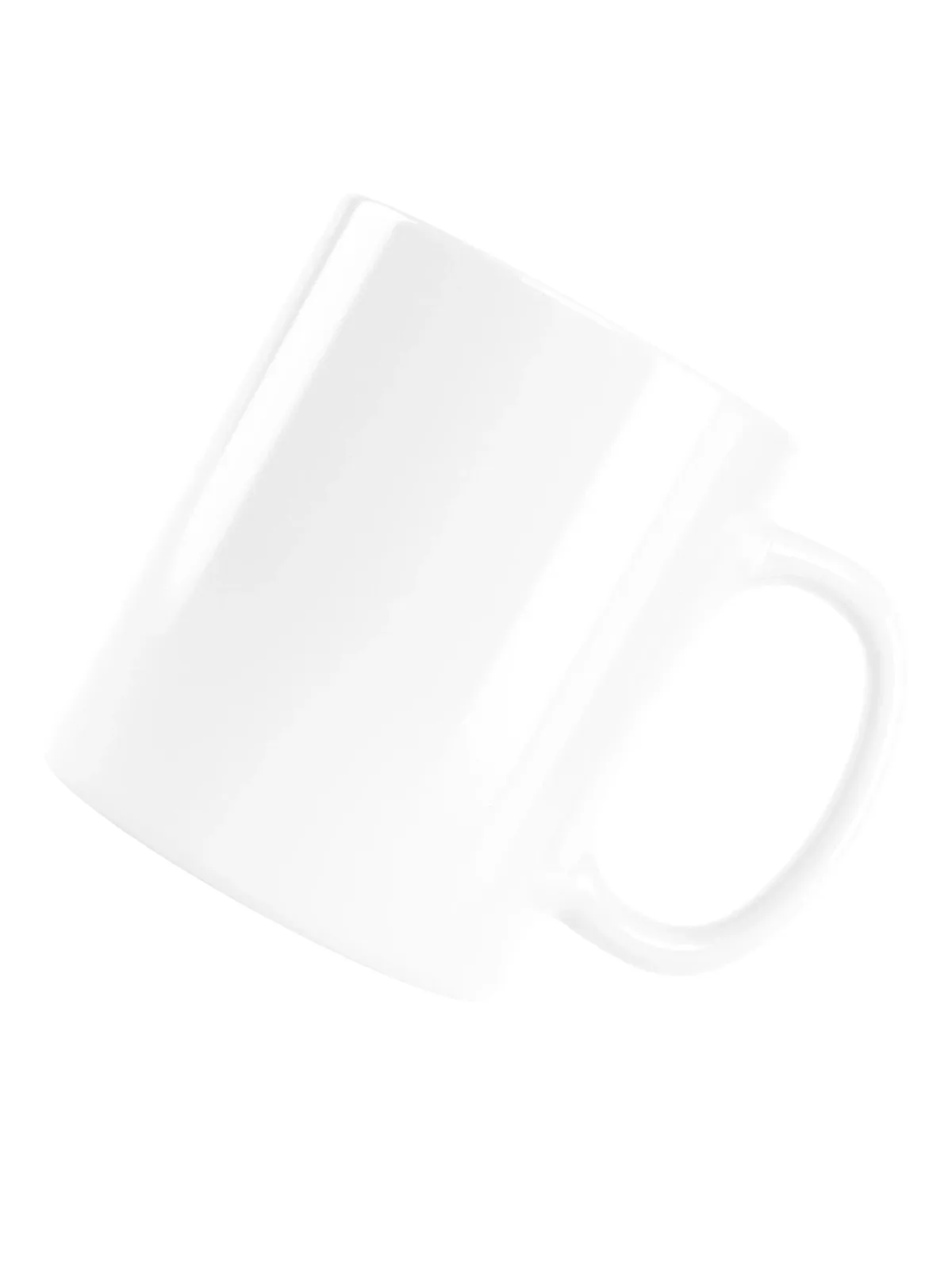 Ring & Ridge Mug, 11 oz in White.