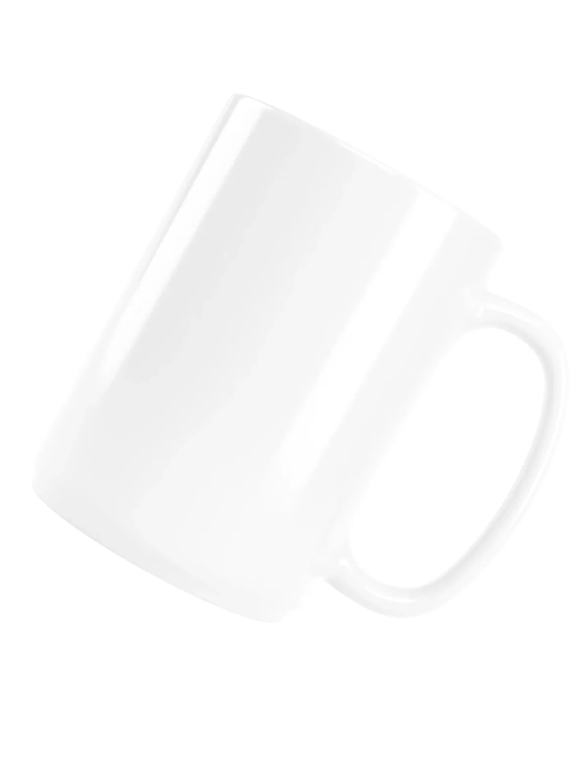 Ring & Ridge Mug, 15 oz in White.
