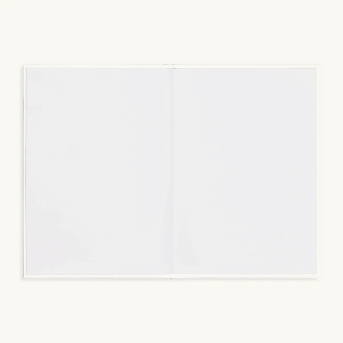 Tree Ring Field Journal in White: the Ring & Ridge tree rings in the shape of the Adirondack Park.